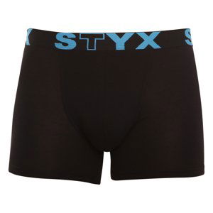 Pánské boxerky Styx long sportovní guma černé (U961) M