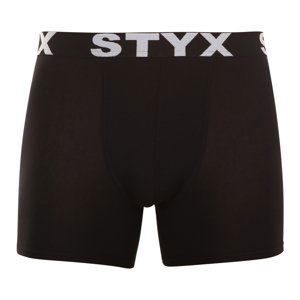 Pánské boxerky Styx long sportovní guma černé (U960) XXL