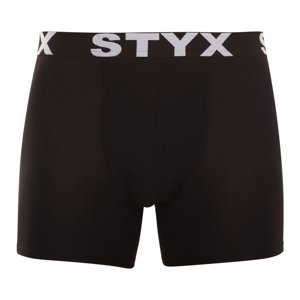 Pánské boxerky Styx long sportovní guma černé (U960) XL