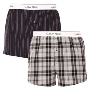 2PACK pánské trenky Calvin Klein vícebarevné (NB1396A-JKZ) M