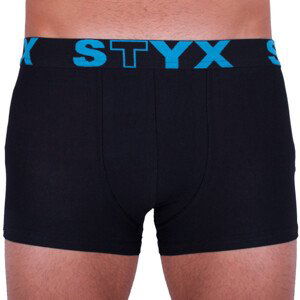 Pánské boxerky Styx sportovní guma nadrozměr černé (R961) 4XL