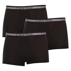 3PACK pánské boxerky Calvin Klein černé (NB1799A-001) M