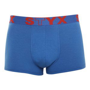 Pánské boxerky Styx sportovní guma modré (G967) S