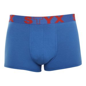 Pánské boxerky Styx sportovní guma modré (G967) M