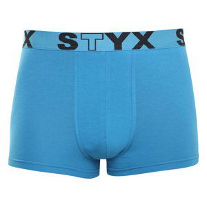 Pánské boxerky Styx sportovní guma světle modré (G969) L