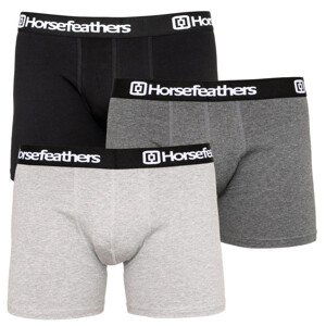 3PACK pánské boxerky Horsefeathers vícebarevné (AM067D) L