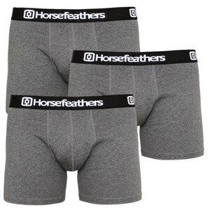 3PACK pánské boxerky Horsefeathers Dynasty heather antracite (AM067B) L