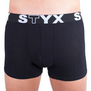 Pánské boxerky Styx sportovní guma nadrozměr černé (R960) 5XL
