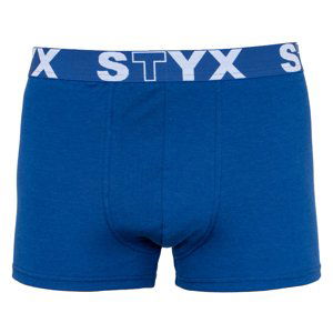 Pánské boxerky Styx sportovní guma nadrozměr tmavě modré (R968) 4XL