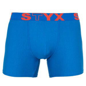 Pánské boxerky Styx long sportovní guma modré (U967) XXL