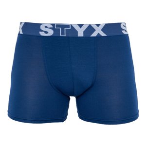 Pánské boxerky Styx long sportovní guma tmavě modré (U968) XL