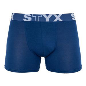 Pánské boxerky Styx long sportovní guma tmavě modré (U968) M