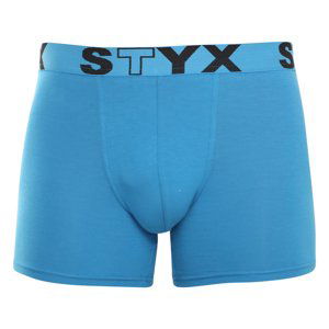 Pánské boxerky Styx long sportovní guma světle modré (U969) XXL, trenky / trenýrky