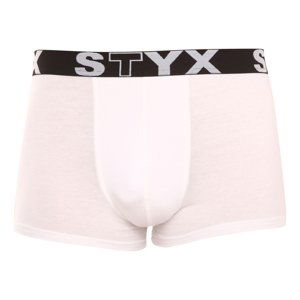 Pánské boxerky Styx sportovní guma bílé (G1061) XL