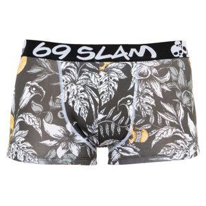 Pánské boxerky 69SLAM hip bamboo wild garden (MHBWGN-BB) M