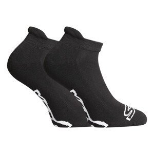 Ponožky Styx nízké černé s bílým logem (HN960)  XL