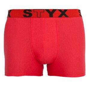 Pánské boxerky Styx sportovní guma červené (G1064) XL