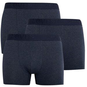 3PACK pánské boxerky Levis modré (905045001 008) M