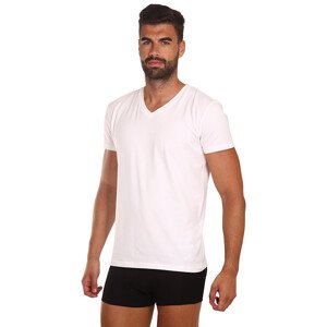 Pánské tričko Gant V neck bílé (901911988-110) XL