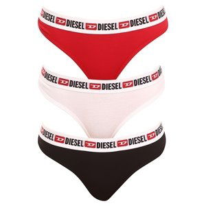 3PACK dámská tanga Diesel vícebarevná (00SE0K-0EAXL-E5127) M