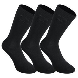 3PACK ponožky Styx vysoké bambusové černé (3HB960)  XL