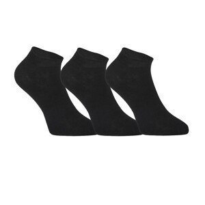 3PACK ponožky Styx nízké bambusové černé (3HBN960)  S