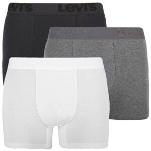 3PACK pánské boxerky Levis vícebarevné (905045001 010) L