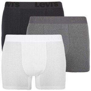 3PACK pánské boxerky Levis vícebarevné (905045001 010) M