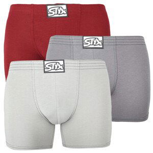 3PACK pánské boxerky Styx long klasická guma (F10606263) S, trenky / trenýrky