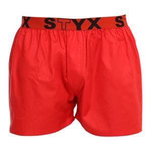 Pánské trenky Styx sportovní guma červené (B1064) XL
