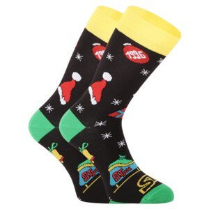 Veselé ponožky Styx vysoké vánoce (H1258) XL