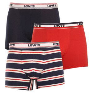 3PACK pánské boxerky Levis vícebarevné (701205104 001) M