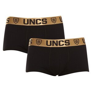 2PACK pánské boxerky UNCS Goldman nadrozměr (21L170PSPP) 4XL