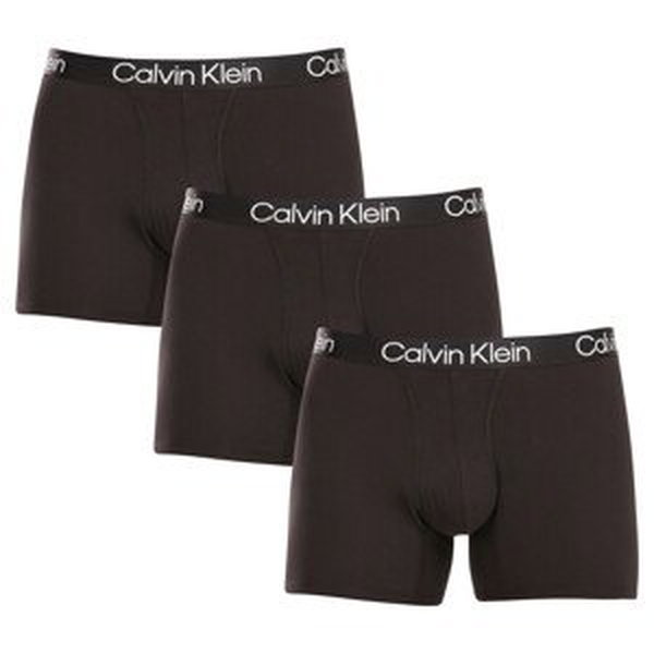 3PACK pánské boxerky Calvin Klein černé (NB2971A-7VI) L