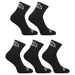 5PACK ponožky Styx kotníkové černé (5HK960) M