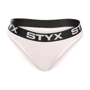 Dámské kalhotky Styx sportovní guma bílé (IK1061) S