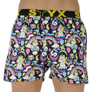 Pánské trenky Styx art sportovní guma Unicorn (B1158) XL