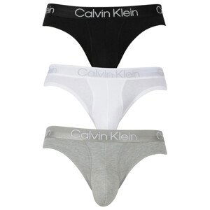 3PACK pánské slipy Calvin Klein vícebarevné (NB2969A-UW5) XL