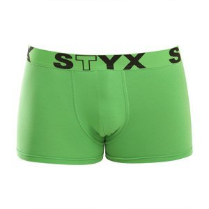 Pánské boxerky Styx sportovní guma zelené (G1069) XL