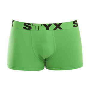 Pánské boxerky Styx sportovní guma zelené (G1069) S