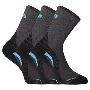 3PACK ponožky VoXX tmavě šedé (Trim) S