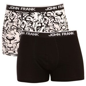 2PACK pánské boxerky John Frank vícebarevné (JF2BTORA04) XL