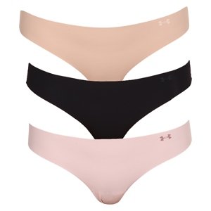 3PACK dámská tanga Under Armour vícebarevná (1325615 004) XL