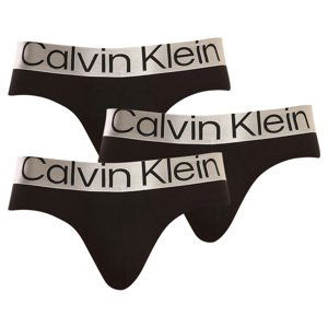 3PACK pánské slipy Calvin Klein černé (NB3129A-7V1) XL