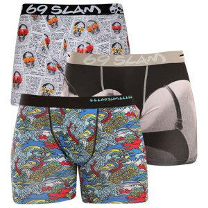 3PACK pánské boxerky 69SLAM fit mix (3/1/69SL) L