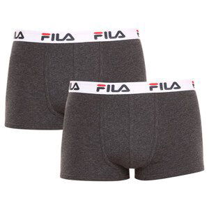 2PACK pánské boxerky Fila šedé (FU5016/2-248) L