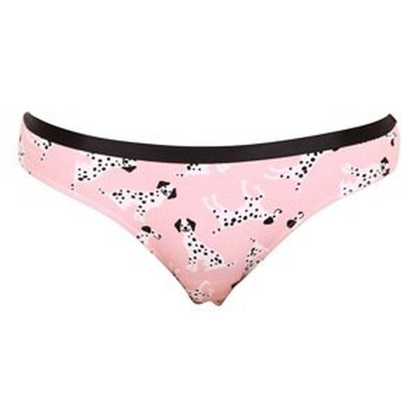 Veselé dámské kalhotky Dedoles Růžoví dalmatini (GMFB146) XL