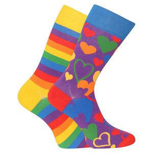 Veselé ponožky Dedoles Pestrobarevná láska (GMRS1315) S