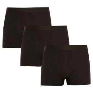 3PACK pánské boxerky Nedeto černé (3NDTB001) L