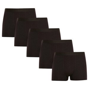 5PACK pánské boxerky Nedeto černé (5NDTB001) XL